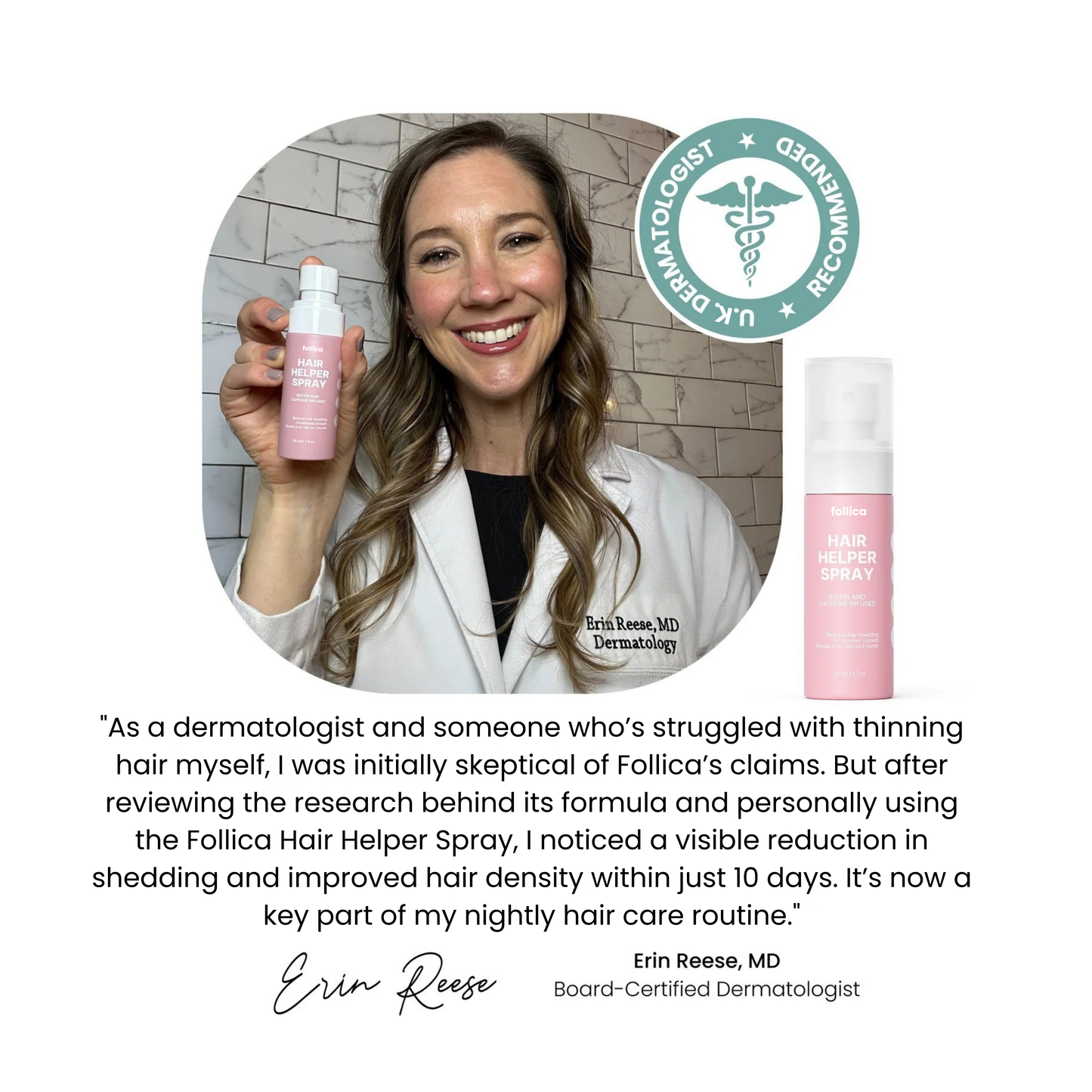 Follica Hair Helper Spray